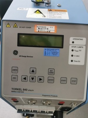GE BS-49074 TORKEL 840 UTILITY Battery Load Unit / GE Energy BS-49074, R104 5