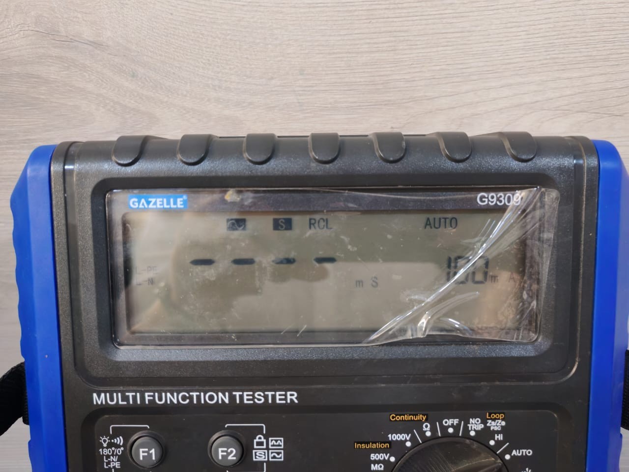 GAZELLE G9309 GAZELLE G9309 MULTIFUNCTION INSTALLATION TESTER 250V 7
