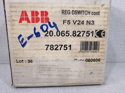 ABB 20.065.82751 ABB F5 V24 N3 Dyna Switch Controller 20.065.82751 10
