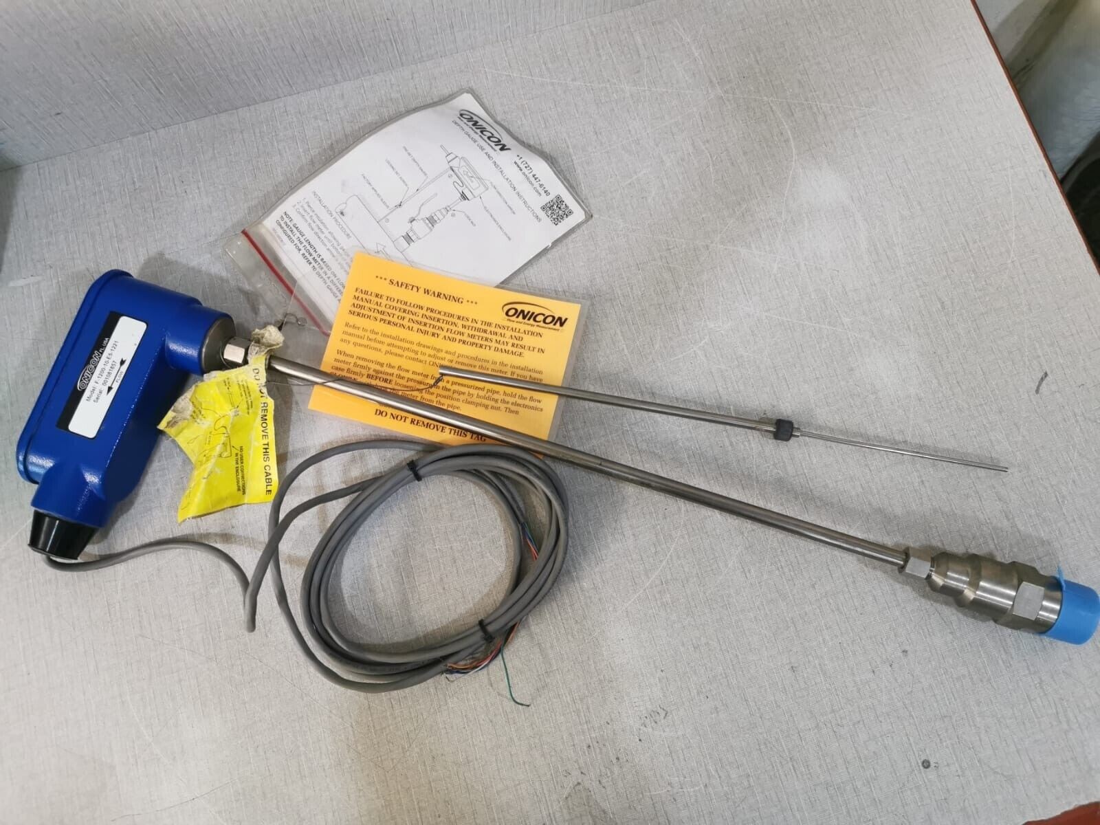 ONICON F-1200 / F-1200-10-E5-1221 Flow & Energy Measurement Sr. NO: 001081857