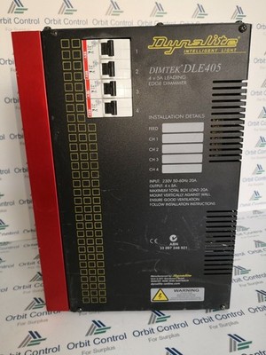 Philips DLE405 Philips Dynalite DLE405 Leading Edge Dimmer Controller Dynet 4X5A 230V - 20A 1Ph 6