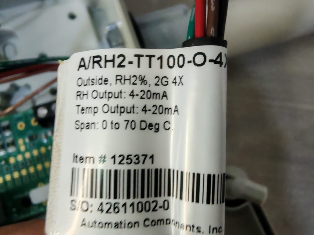 ACI TT100-O-4X-4 ACI A/RH2-TT100-O-4X-4 Relative Humidity With Temperature Sensor 3