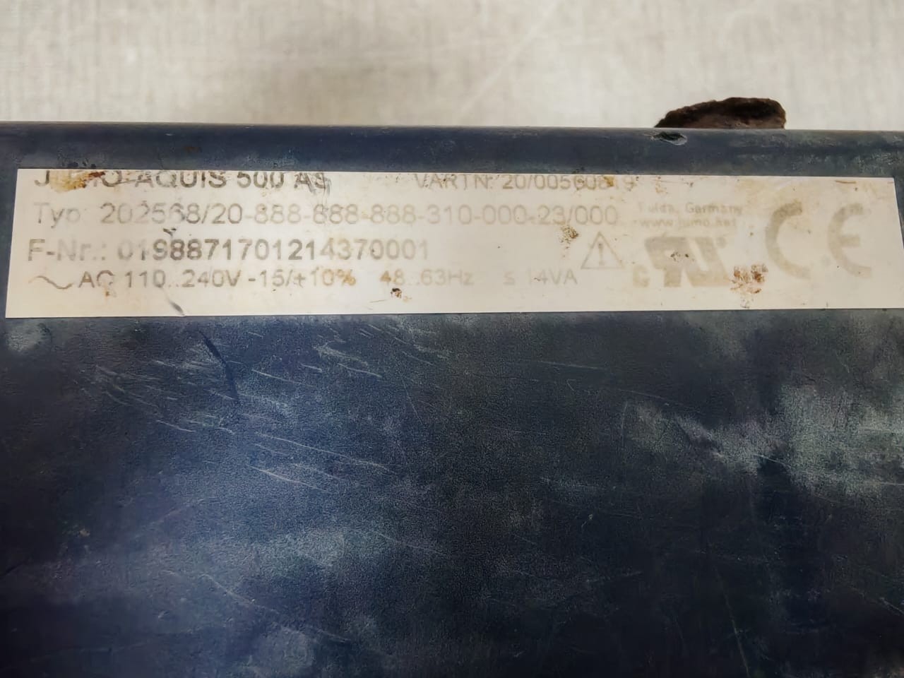 JUMO JUMO-AQUIS-500AS JUMO AQUIS 500AS 202568/20-888-888-888-310-000-23/000 CONDUCTIVITY TRANSMITTER 4