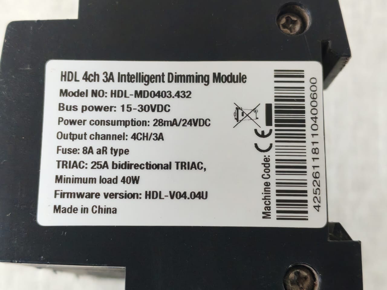 HDL MD0403.432 HDL-MD0403.432 HDL 4ch 3A Intelligent Dimming Module 3