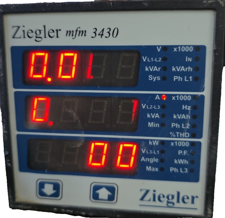 ZIEGLER MFM-3430 ZIEGLER MFM 3430 MULTI-FUNCTION METER 2