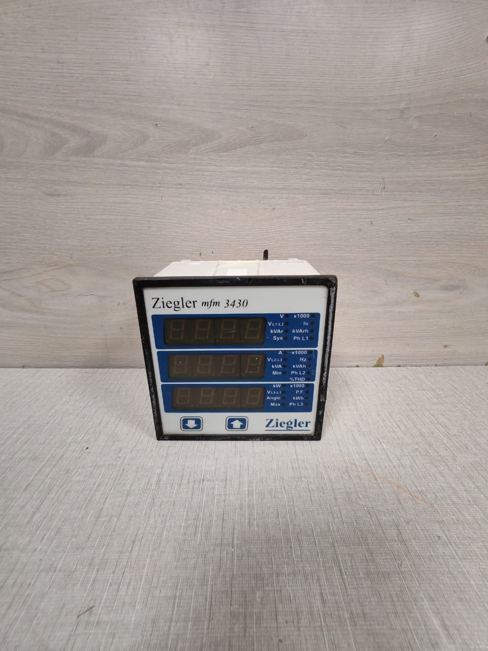 ZIEGLER MFM-3430 ZIEGLER MFM 3430 MULTI-FUNCTION METER 4