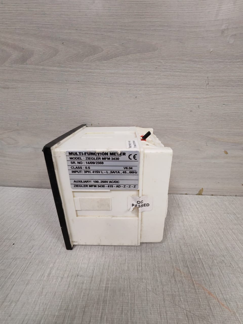 ZIEGLER MFM-3430 ZIEGLER MFM 3430 MULTI-FUNCTION METER 6