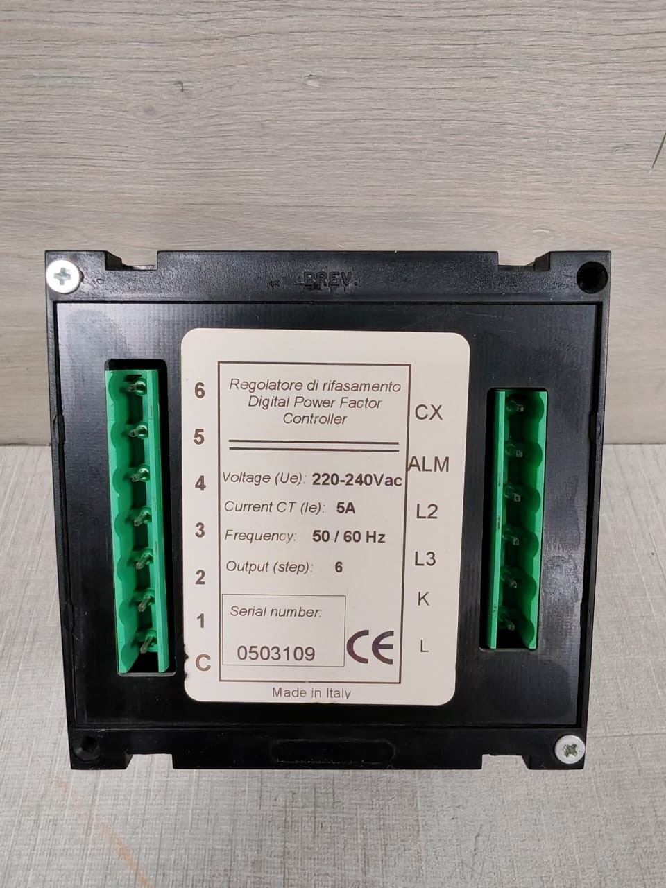 Digital RDM623 VAREL RDM 6 Automatic Power Factor Regulator RDM623 Digital Controller 8