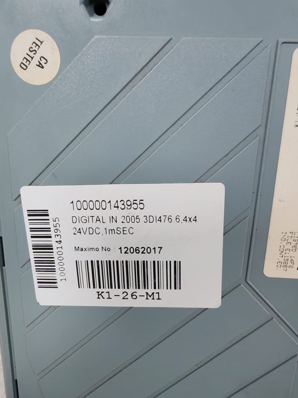 Digital 3DI476.6L DI 476 3DI476.6L REV.C0 DIGITAL INPUT MODULE 3