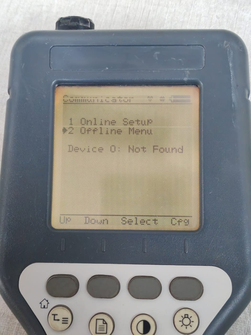 Yokogawa 4150X YHC4150 X-01 YOKOGAWA 4150X YHC4150 X-01 V2.06 FIELD HART COMMUNICATOR - LINE ON THE SCREEN 4