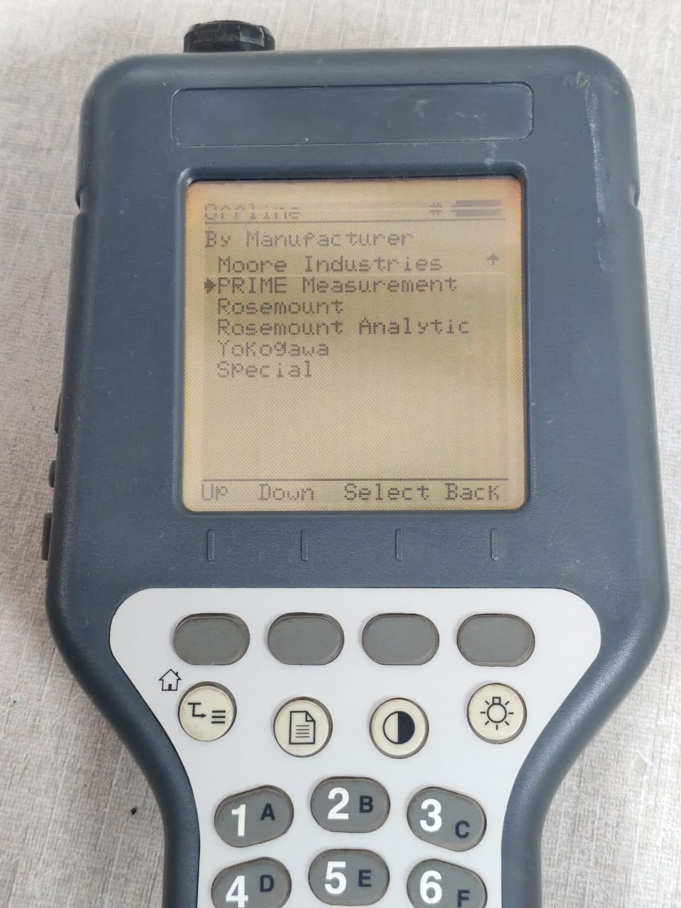 Yokogawa 4150X YHC4150 X-01 YOKOGAWA 4150X YHC4150 X-01 V2.06 FIELD HART COMMUNICATOR - LINE ON THE SCREEN 6