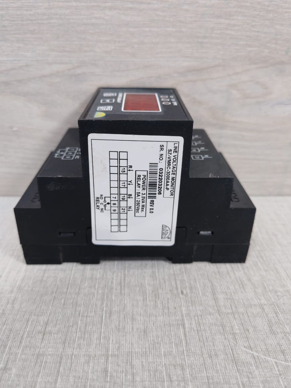 Monitor VMRC-3000AA-P SUB-ZERO SZ-VMRC-3000AA-P LINE VOLTAGE MONITOR 5