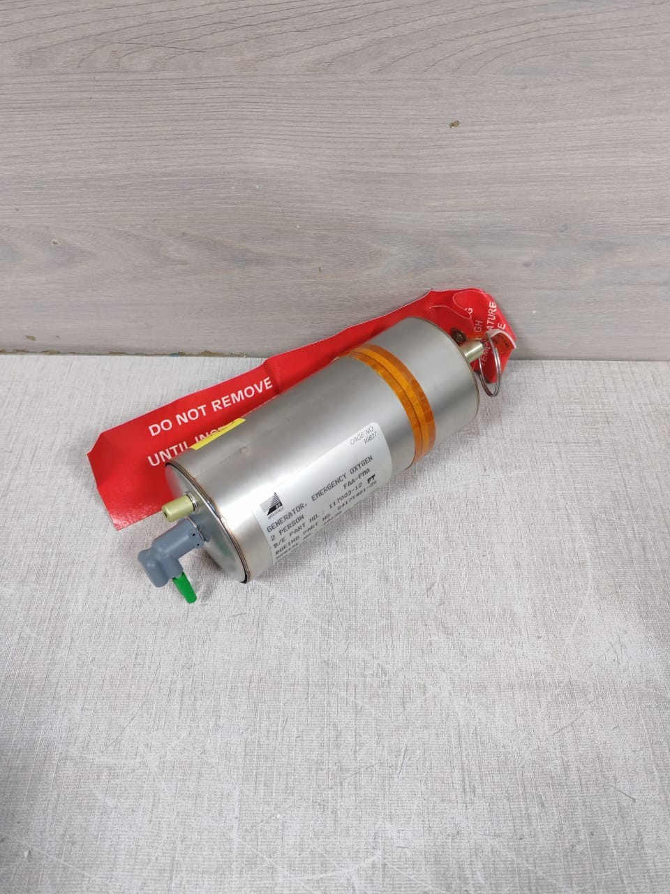 B/E AEROSPACE 117003-12 B/E AEROSPACE 117003-12 EMERGENCY GENERATOR CAGE NO.16827 FAA-PMA 5