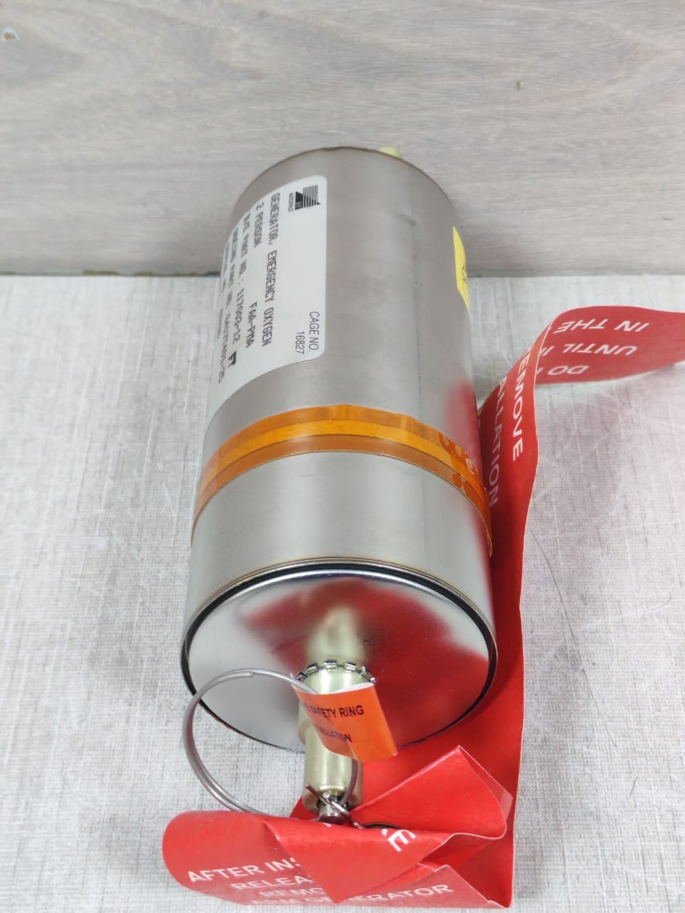 B/E AEROSPACE 117003-12 B/E AEROSPACE 117003-12 EMERGENCY GENERATOR CAGE NO.16827 FAA-PMA 7