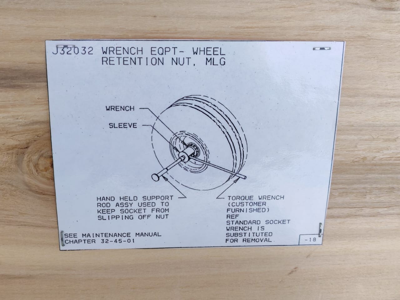 Industrial Automation J32032-19 J32032-19 Wrench Equipment -Wheel Retention Nut.MLG 4