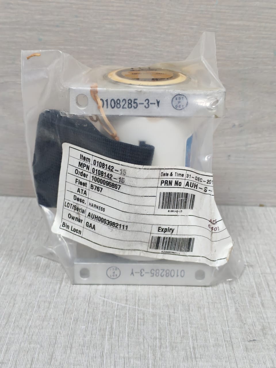 PACIFIC SCIENTIFIC 0108142-15 SHOULDER HARNESS & REEL ASSEMBLY