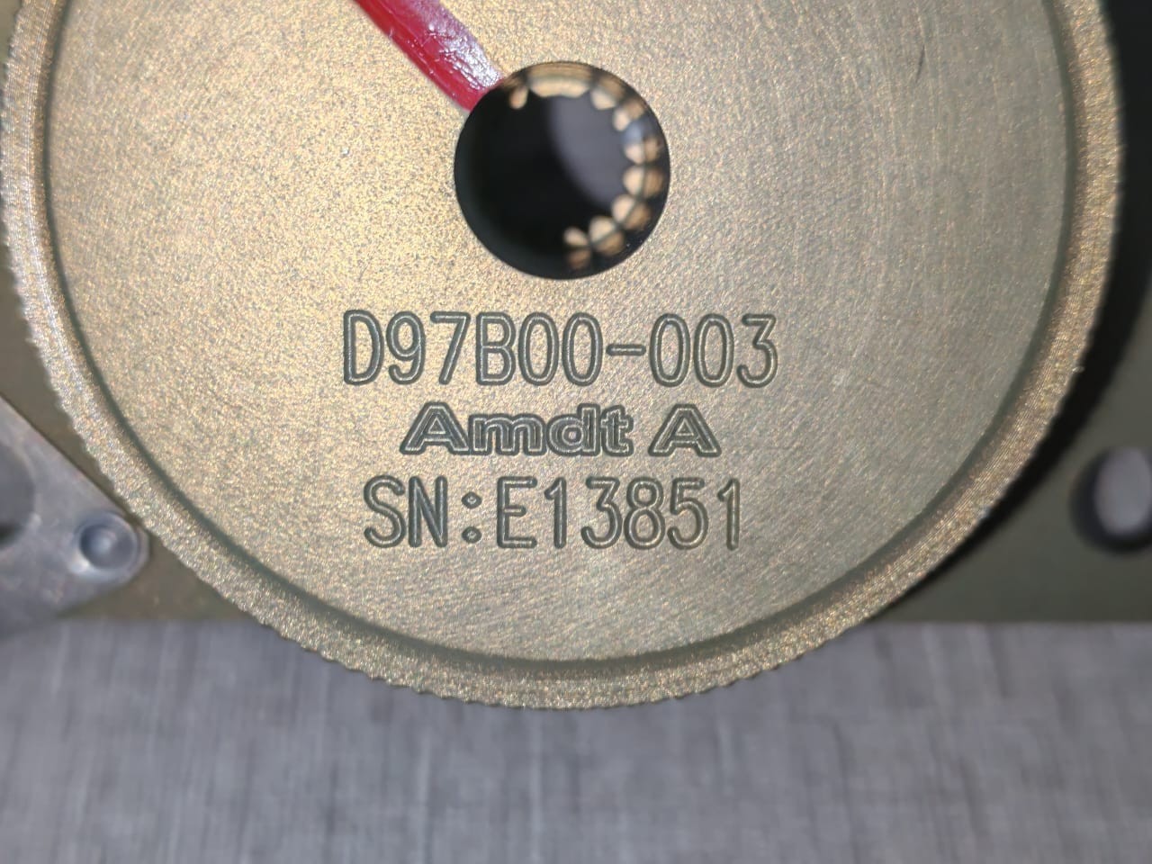 Unbranded D97B00-003 AMDT A D97B00-003 AMDT A MECHANICAL ACTUATOR 3