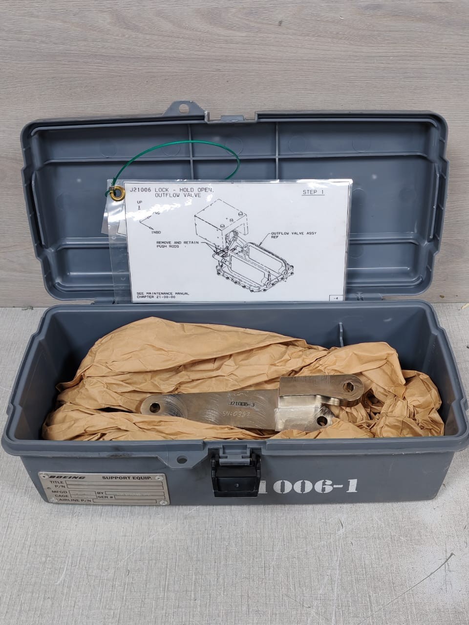 BOEING J21006-3 BOEING J21006-3 LOCK HOLD VALVE 2