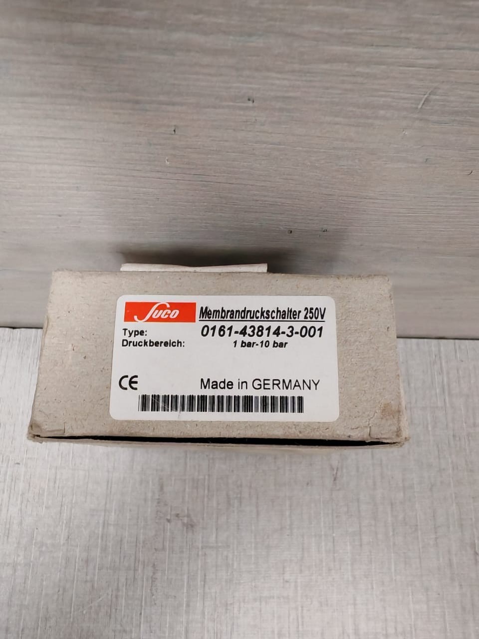 SUCO 0161-43814-3-001 SUCO 0161-43814-3-001 PRESSURE SWITCH 10