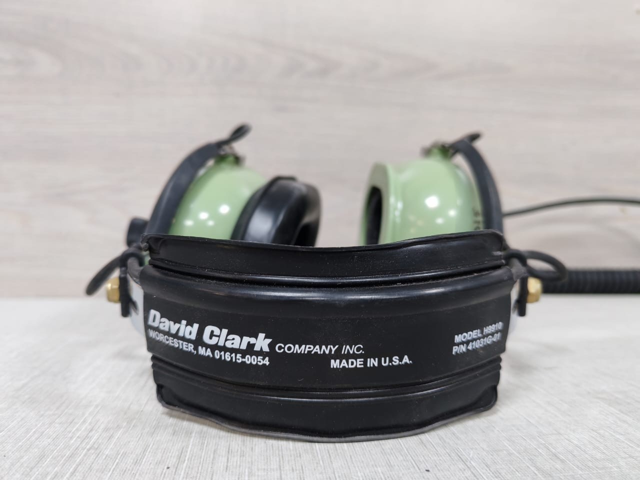 David Clark 41031G-01 David Clark H9910 Headset-Mic Shield 41031G-01-missing headpad 2
