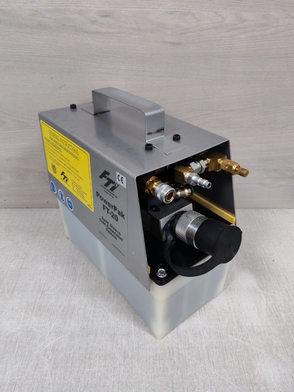 FT-20 FATIGUE TECHNOLOGIES INC. FT-20/ FT-20A POWERPAK HYDRAULIC PUMP 4