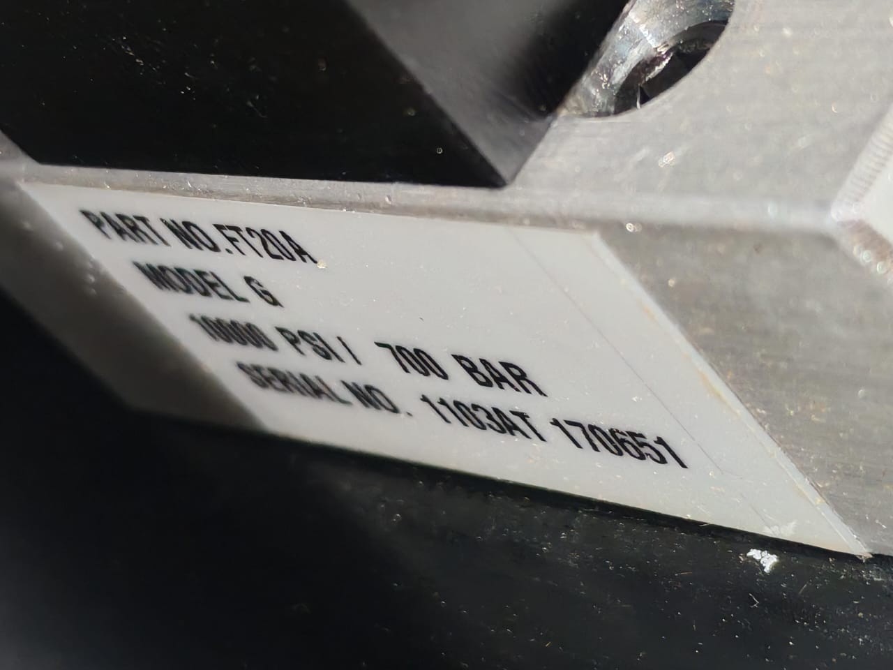 FT-20 FATIGUE TECHNOLOGIES INC. FT-20/ FT-20A POWERPAK HYDRAULIC PUMP 10