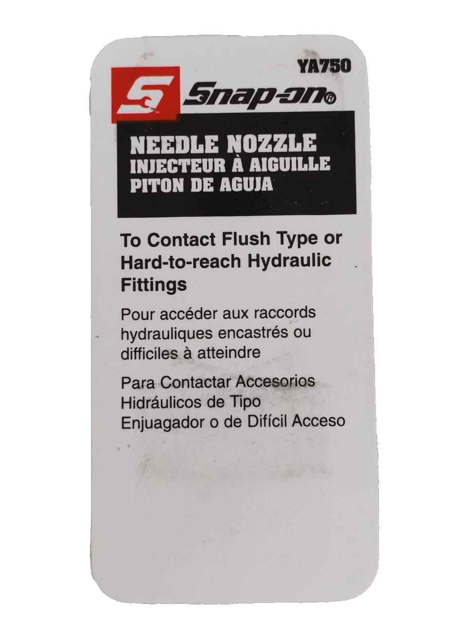 Snap-on YA750 Snap-On YA750 Needle Nozzle 2