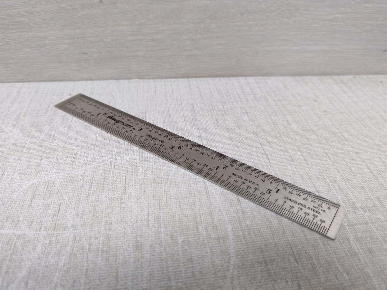 SNAP-ON RULER600 Snap-On Ruler600 Snapon 6"Steel Rule 5