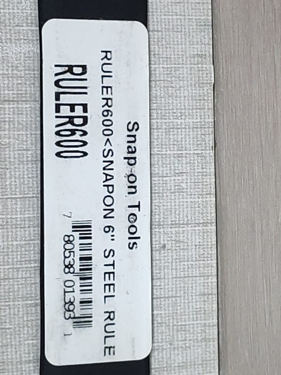 SNAP-ON RULER600 Snap-On Ruler600 Snapon 6"Steel Rule 7