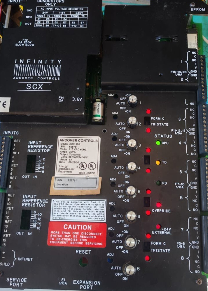 Andover Controls SCX920 Andover Controls SCX 920 Infinity System Controller 2