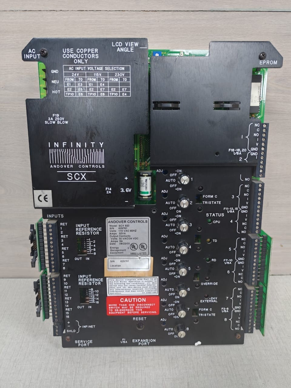 Andover Controls SCX920 Andover Controls SCX 920 Infinity System Controller 3