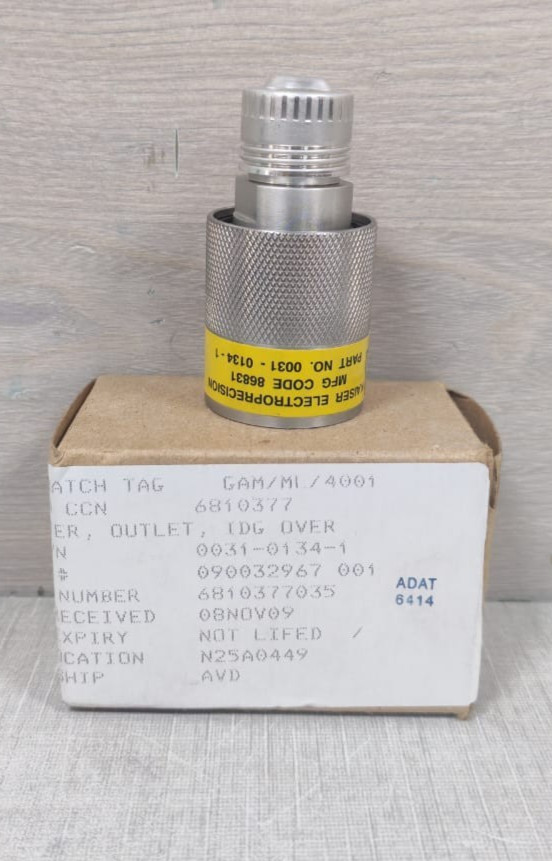 KAISER ELECTROPRECISION MFG CODE 86831 PN: 0031-0134-1 ADAPTER OUTLET