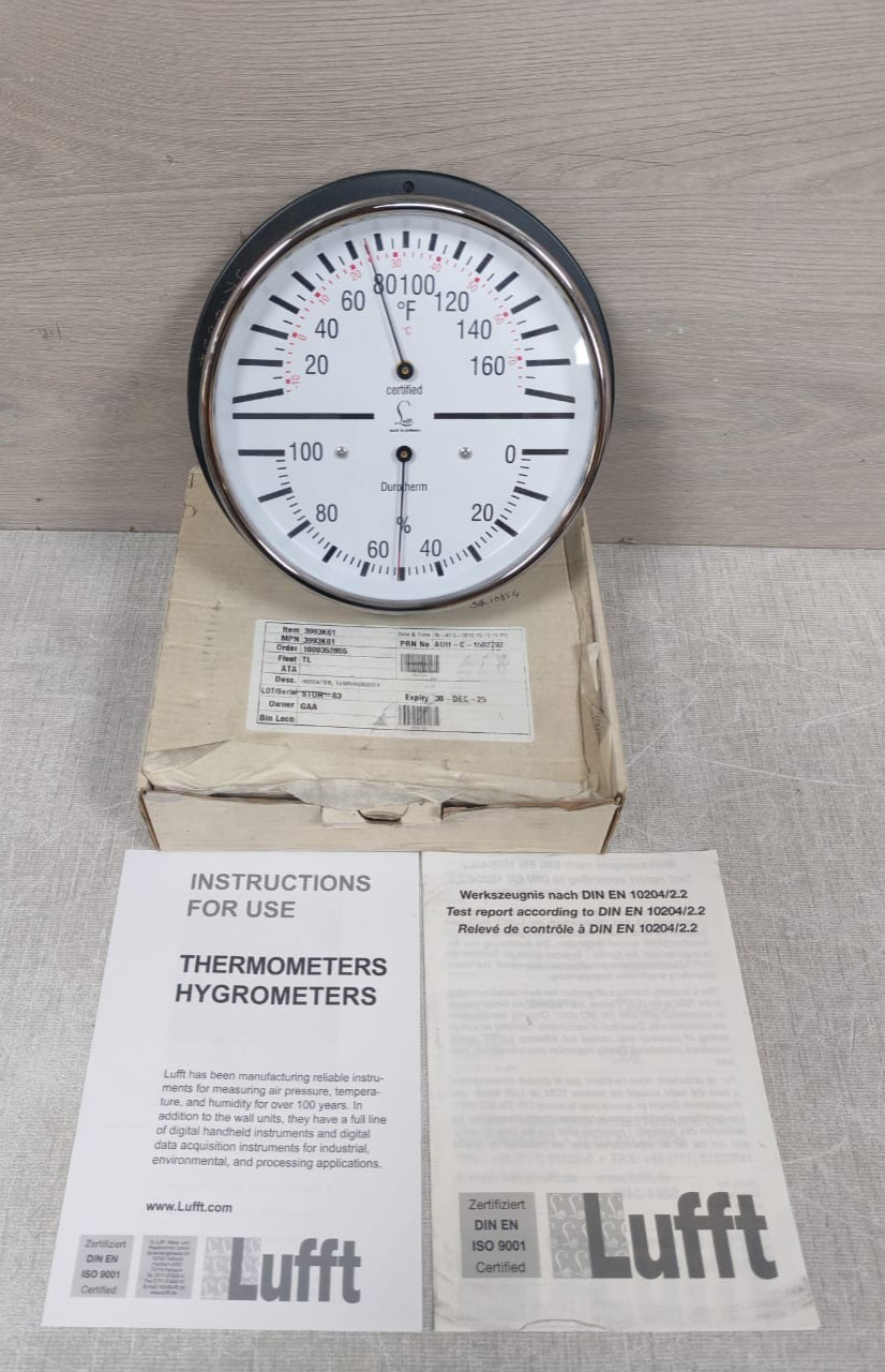 DUROTHERM 3993K61 INDICATOR TEMPERATURE HUMIDITY