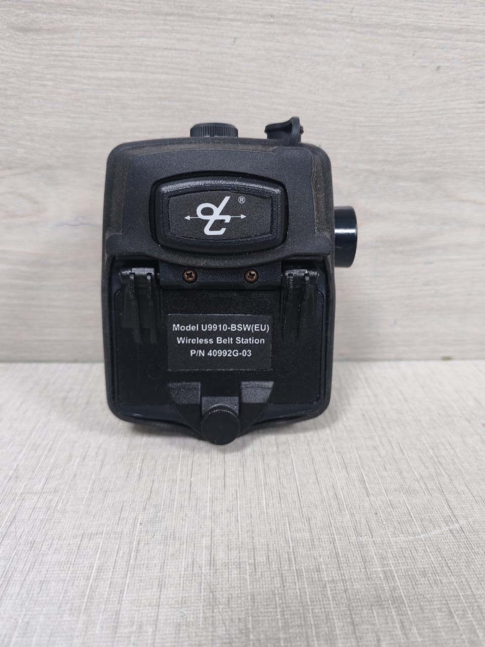DAVID CLARK 40992G-03 DAVID CLARK MODEL U9910-BSW(EU) WIRELESS BELT STATION P/N 40992G-03 5