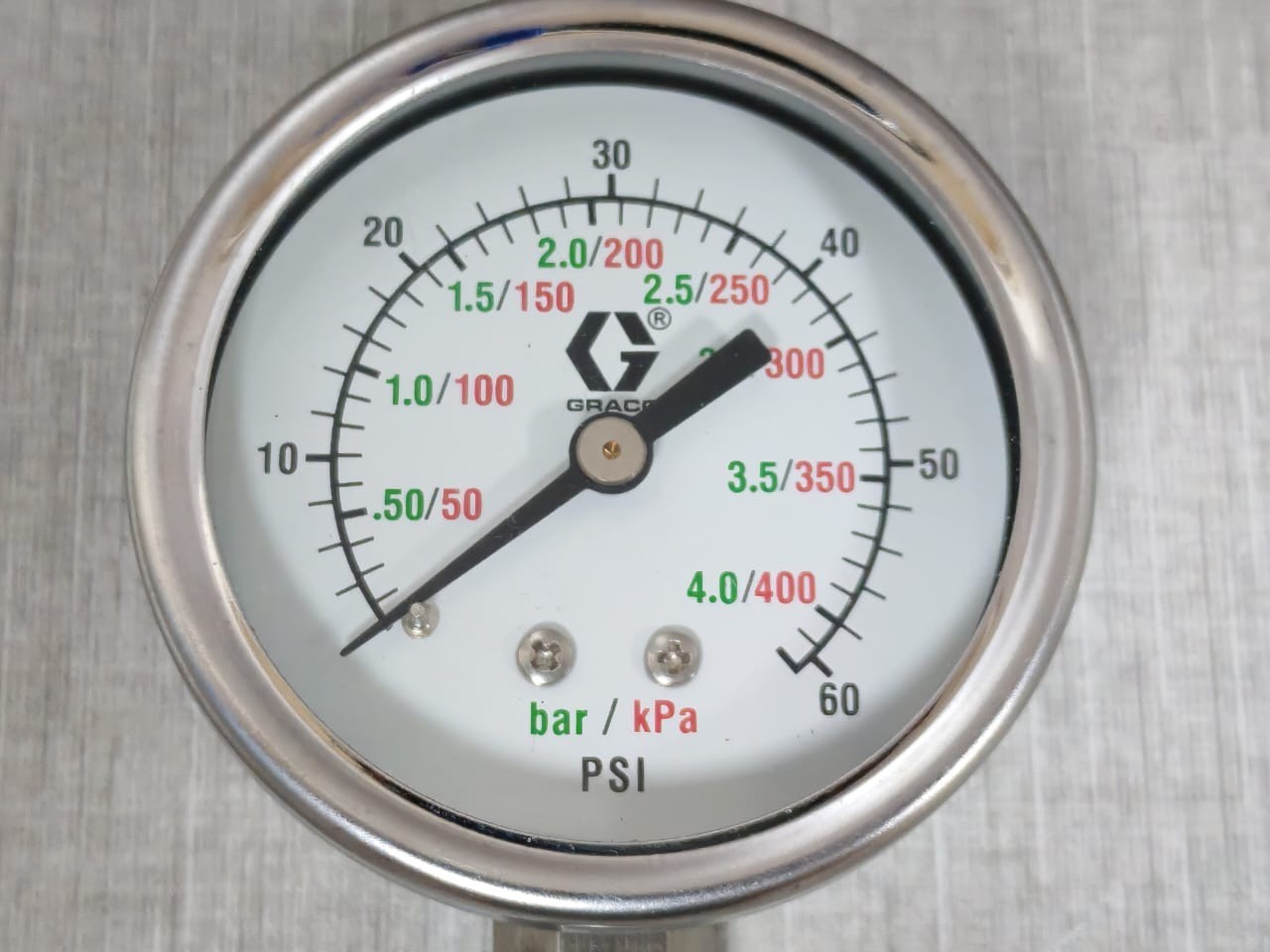 Graco 195583 Graco 195583 Gauge Pressure Fluid 60 PSI 2
