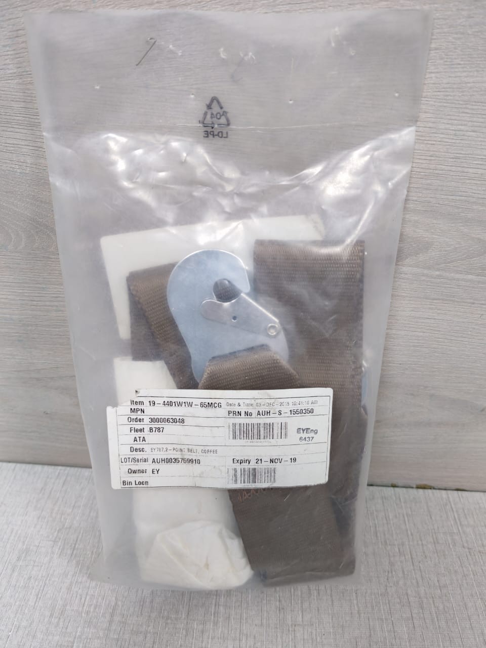 SCHROTH 19-4401W1W-65MCG SCHROTH 19-4401W1W-65MCG EY787.2 POINT BELT 2