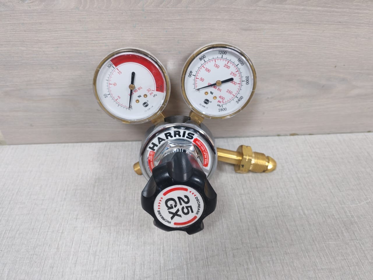HARIS 25GX-15 Haris 25GX 15 Harris 25GX 15 MAX Inlet 500 PSIG Compressed GAS Regulator 2