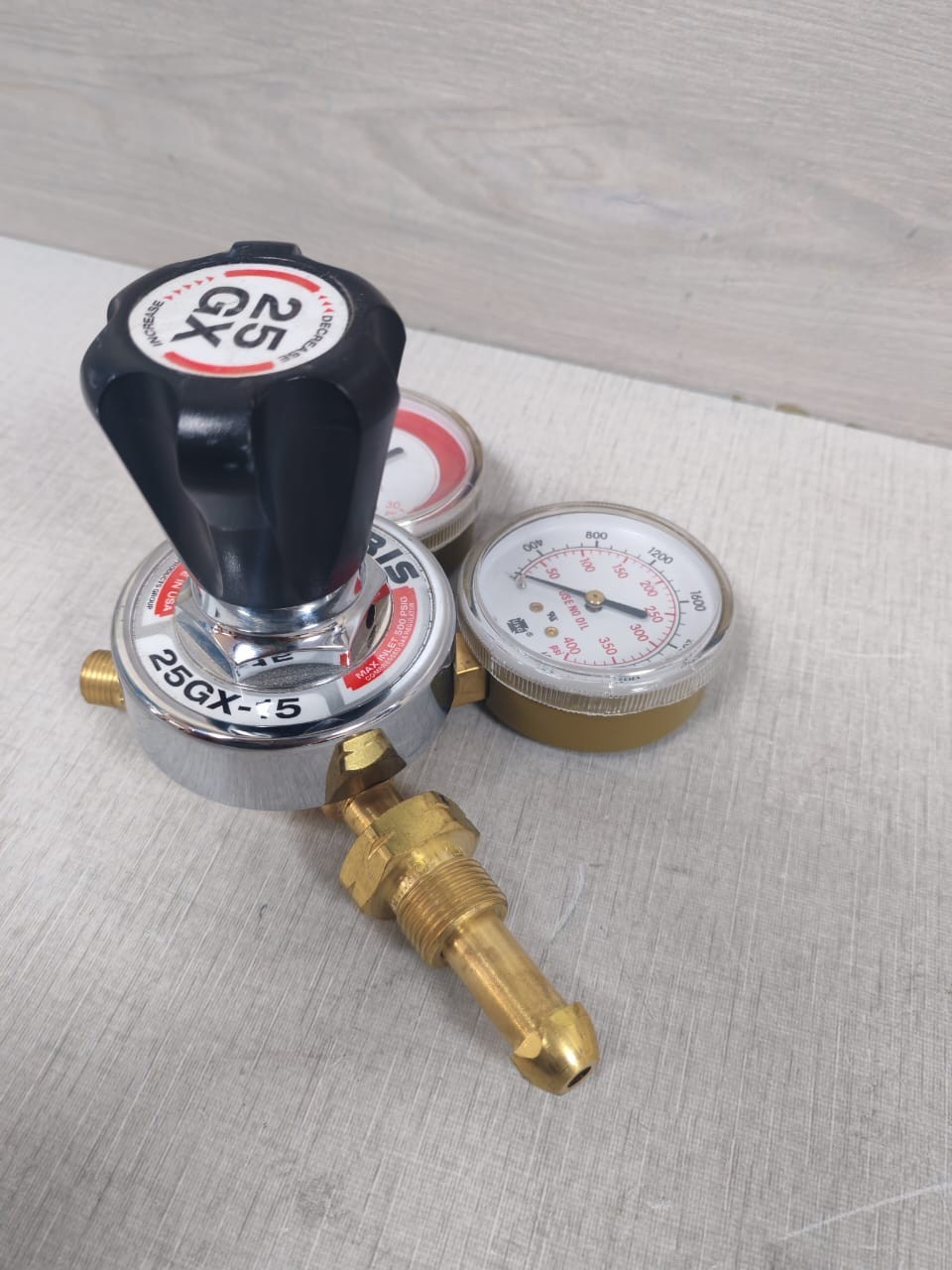 HARIS 25GX-15 Haris 25GX 15 Harris 25GX 15 MAX Inlet 500 PSIG Compressed GAS Regulator 3