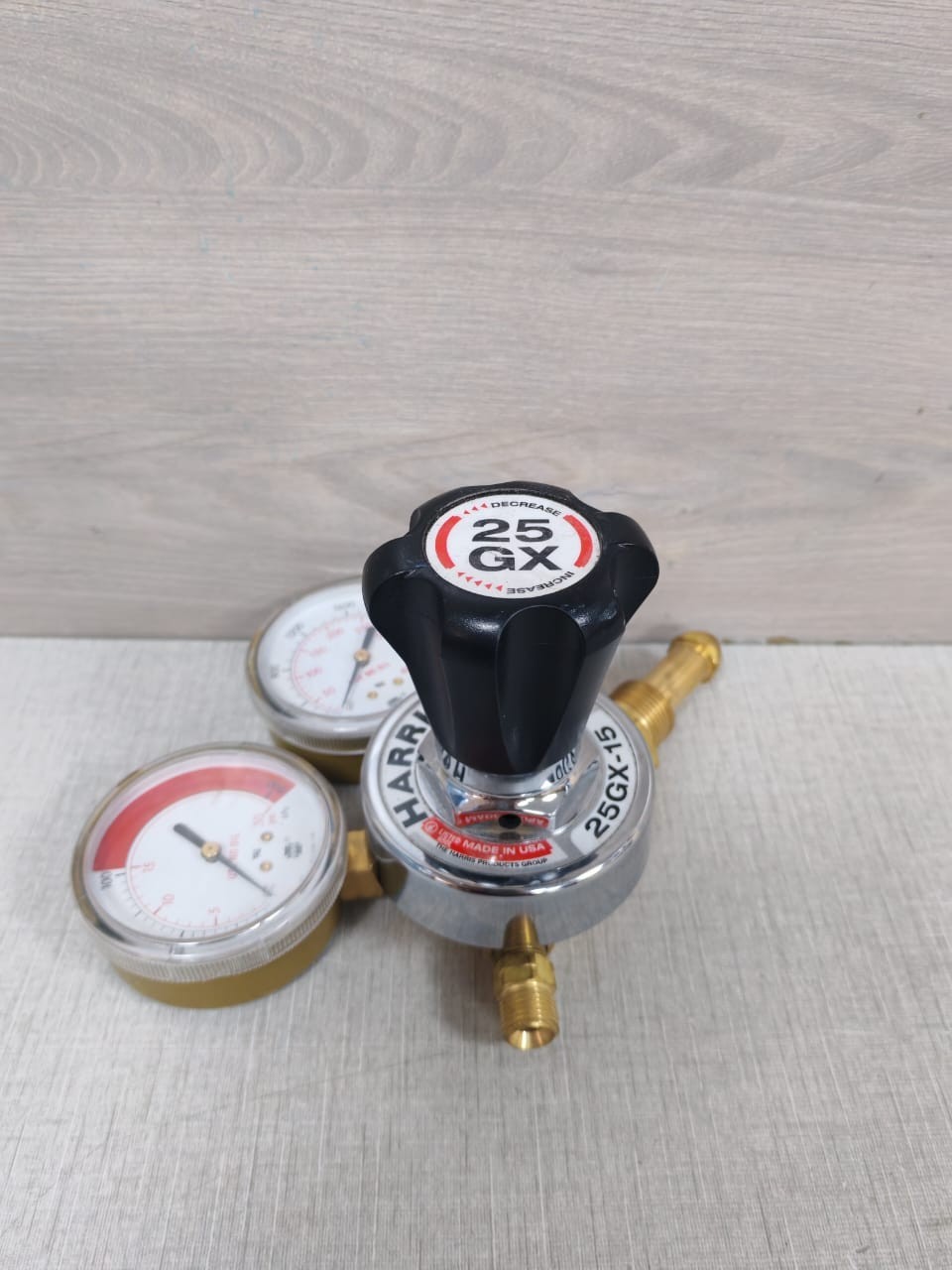 HARIS 25GX-15 Haris 25GX 15 Harris 25GX 15 MAX Inlet 500 PSIG Compressed GAS Regulator 5