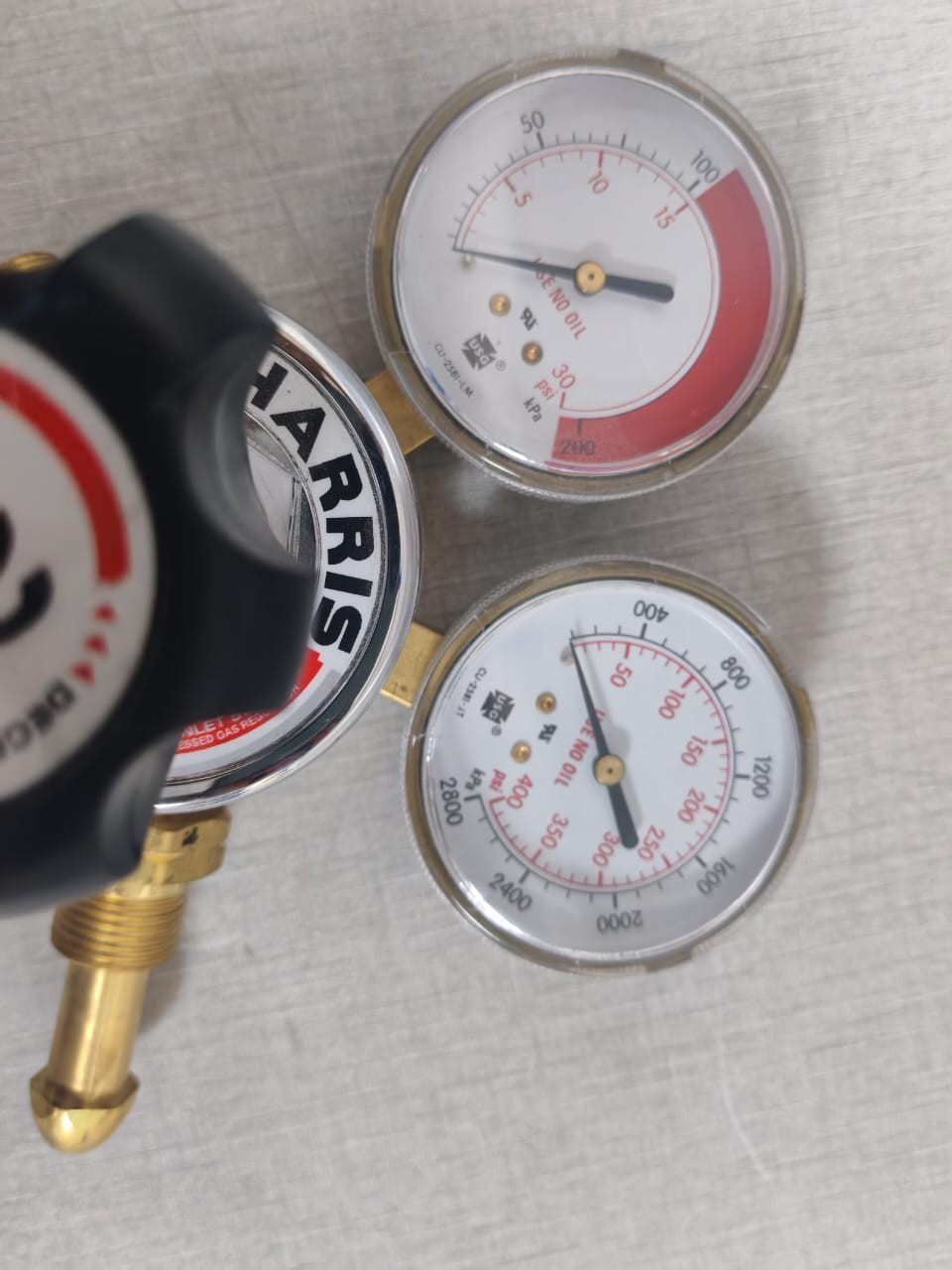 HARIS 25GX-15 Haris 25GX 15 Harris 25GX 15 MAX Inlet 500 PSIG Compressed GAS Regulator 8