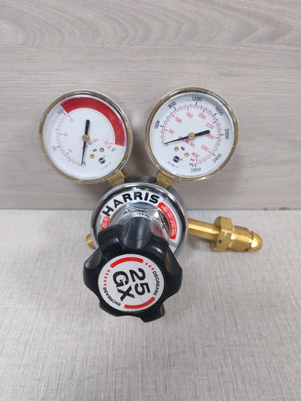 Haris 25GX 15 Harris 25GX 15 MAX Inlet 500 PSIG Compressed GAS Regulator