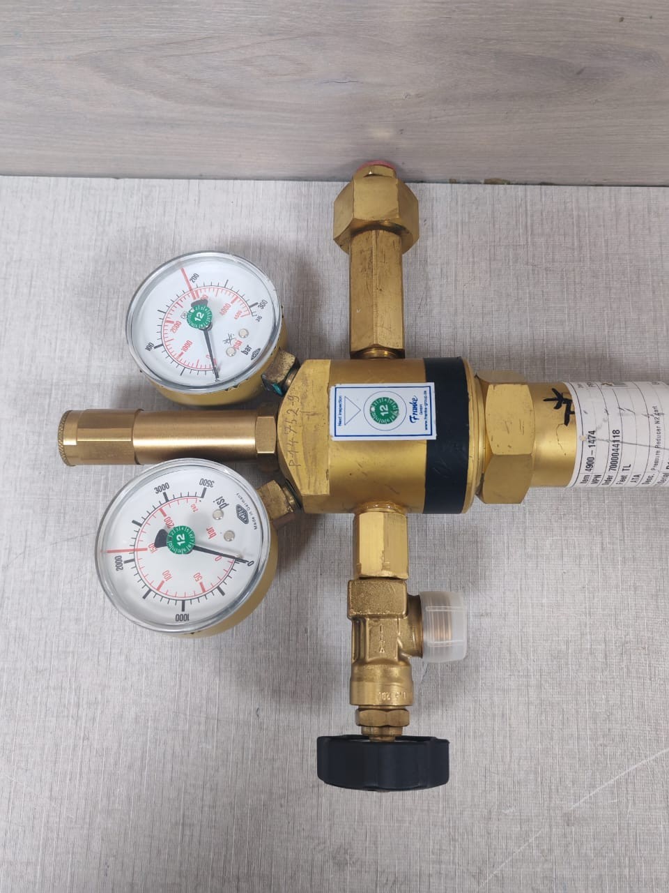 FRANKE 4900-1474 FRANKE 4900-1474 PRESSURE REDUCER N2 CART 5