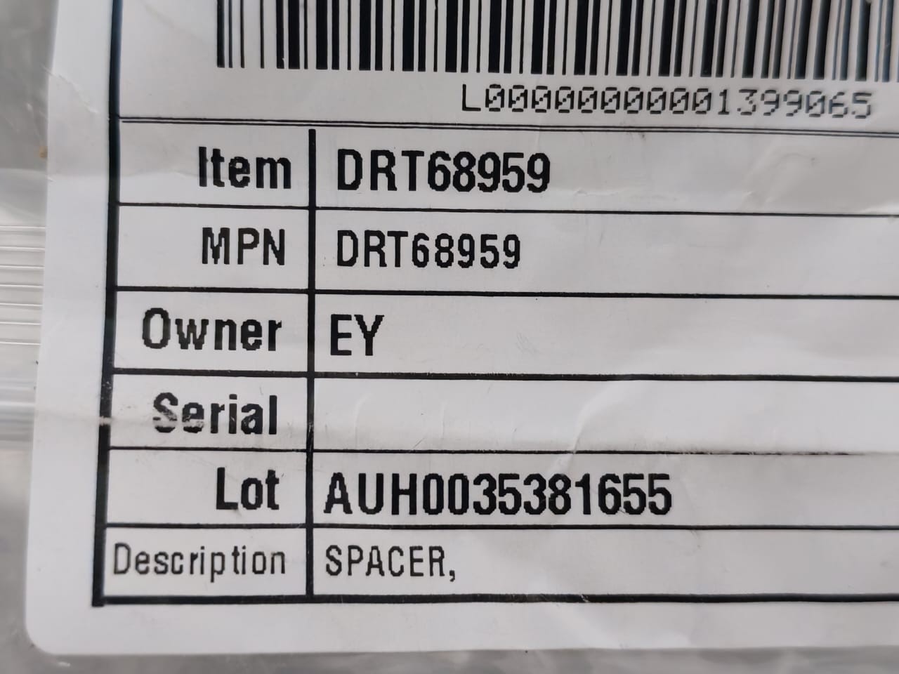 Unbranded DRT68959 DRT68959 Brake Rod Spacer 6