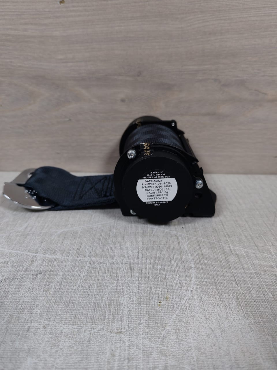 AMSAFE 3208-1-011-8029 AMSAFE 3208-1-011-8029 AIRCRAFT STRAP 8