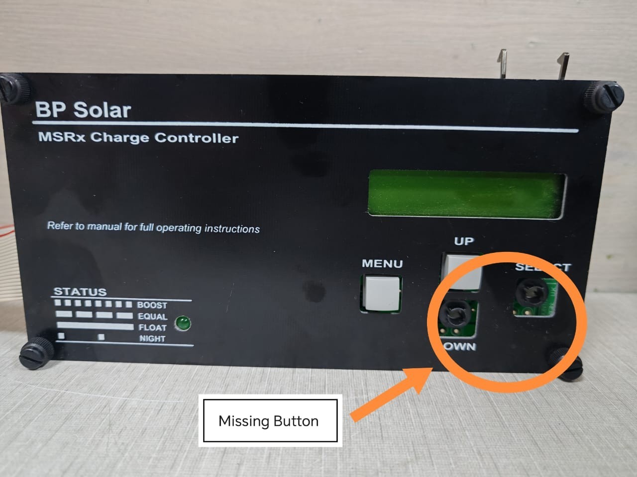 BP Solar MDC12-02216 MDC12-02216 BP Solar MSRX Charge Controller 2
