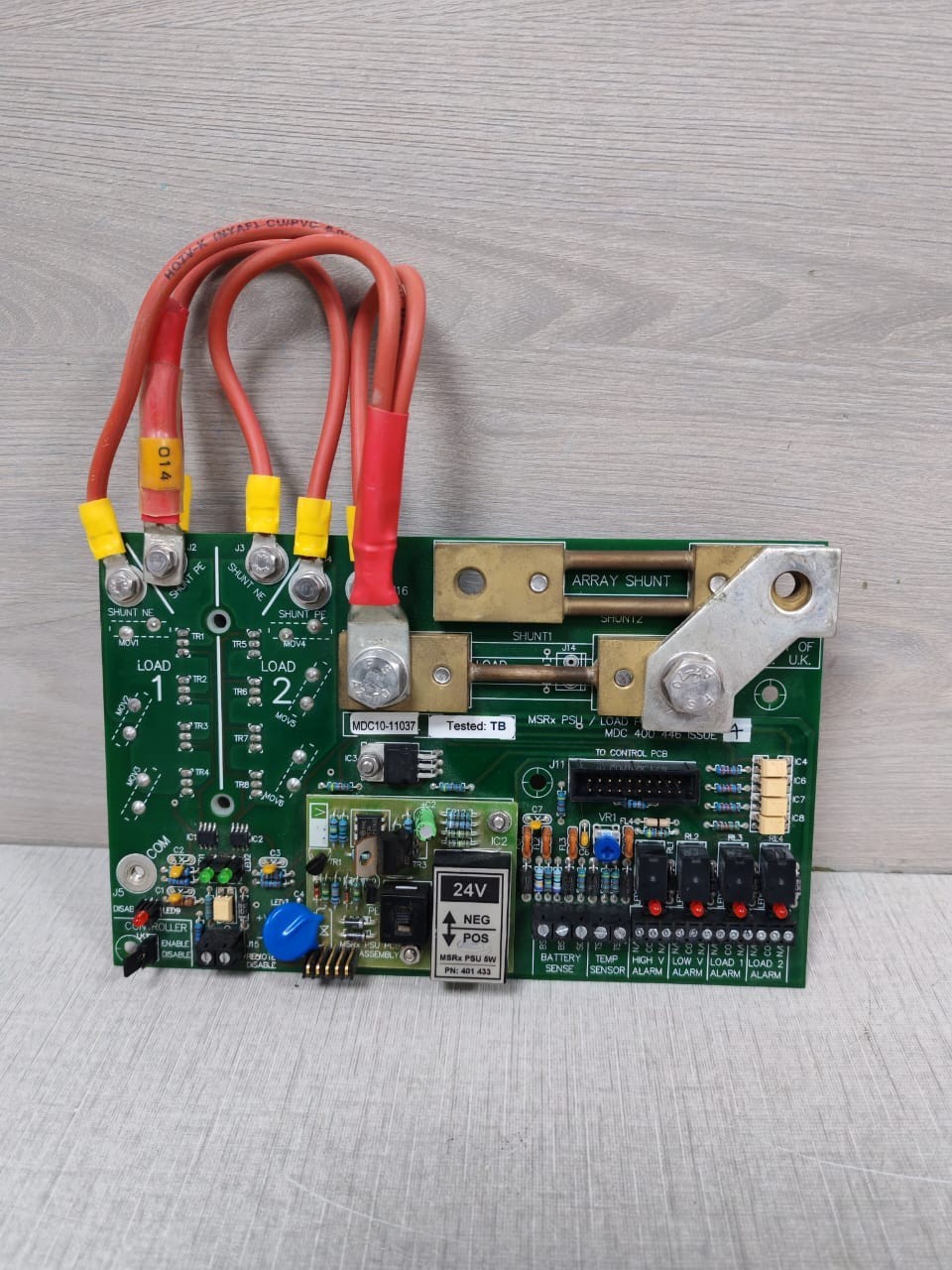 MSRx PSU / Load PCB Assembly MDC 400 446 Issue 4