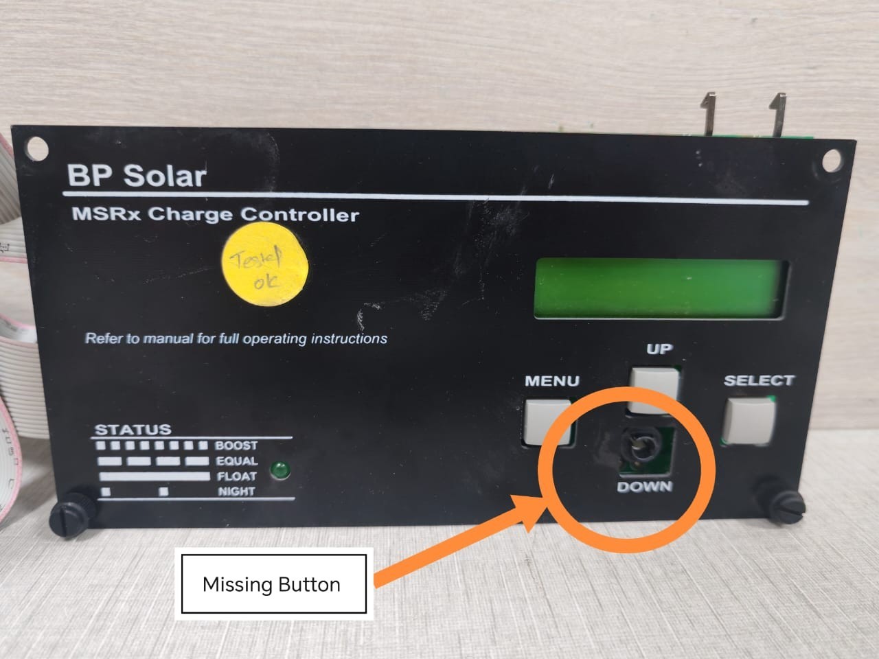 BP Solar MDC11-03205 MDC11-03205 BP SOLAR MSRx CHARGE CONTROLLER 2