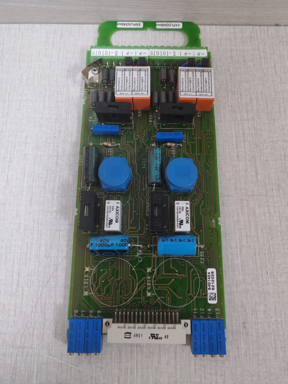 OLDHAM 6151374-1417DG4C 6451424 CARD for OLDHAM MX52 Gas Detection Controller 6151374-1417DG4C 5