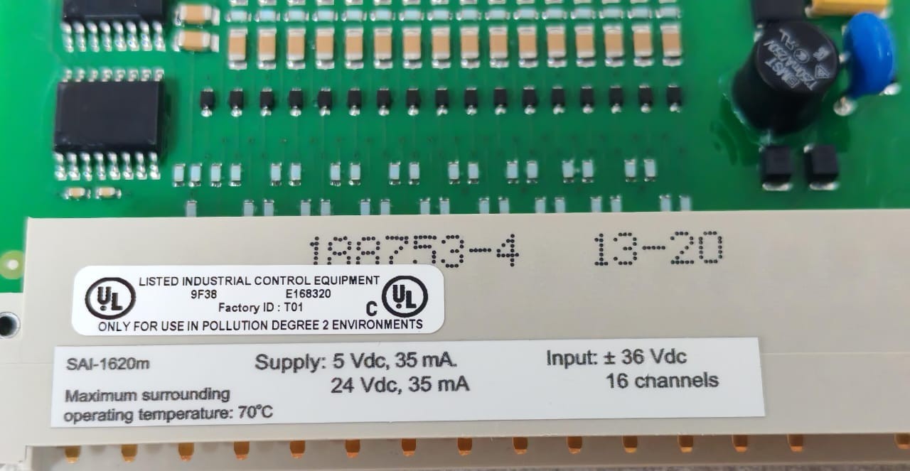 Honeywell SAI-1620M HONEYWELL SAI-1620M CC V1.5 SAFETY MANAGER SYSTEM MODULE 8