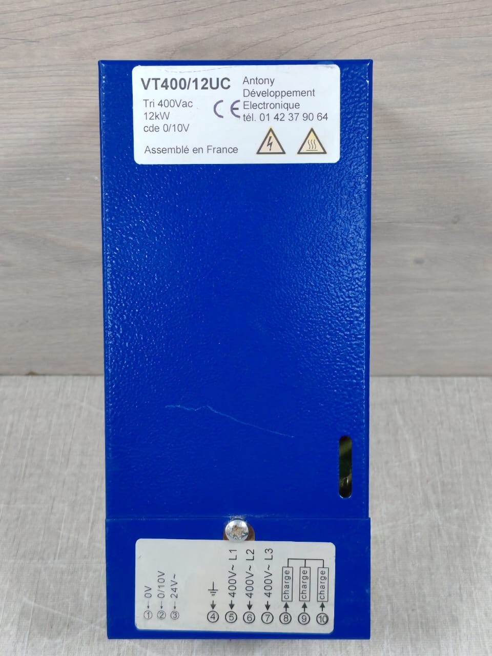 ADE VT400/12UC ADE VT400/12UC POWER REGULATOR TRI 400VAC 12KW - WITH DIRTY BOX 2